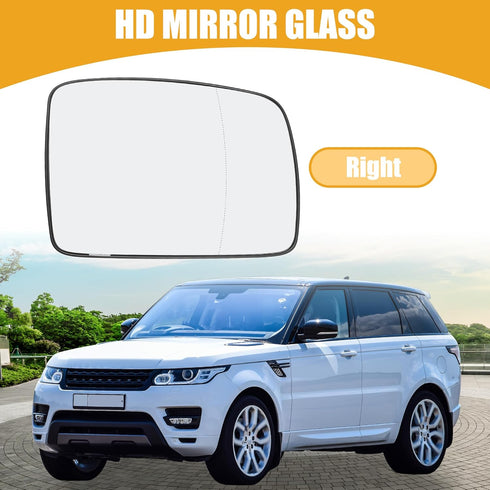 Rear View Mirrors Glass No.LR017067 - Car Right Side - for Land Rover RR Sport 2006-2009 Glass Clear - 1 Pc...