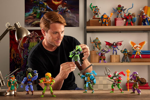 Masters of the Universe Origins Turtles of Grayskull Ram Man Action Figure Toy, 16 Articulations, TMNT & MOTU Crossover with Accessories...