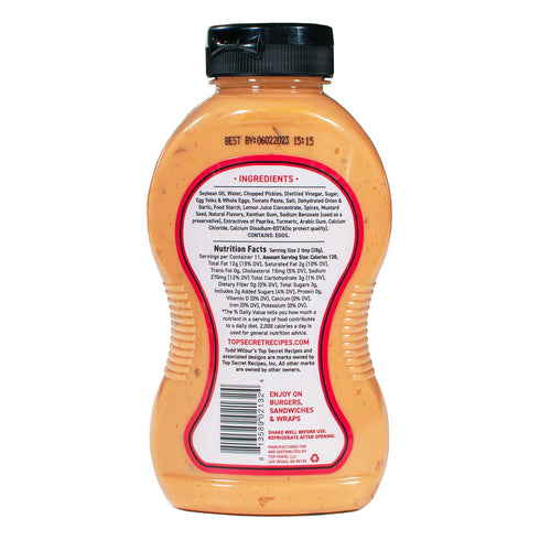 Todd Wilbur's Top Secret Recipes Burger Secret Spread (Like In-N-Out Burger Spread) - Use on Burgers, Sandwiches, and Wraps for Restaurant Flavor ...