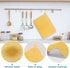 GeeRic Microfiber Dish Drying Mat, Super Absorbent Kitchen Dish Drying Pad, Reversible for Countertop, 12*16 inch Yellow...
