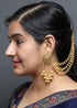 Bindhani Indian Bahubali Style Long Tassel With Multiple Small Jhumki Earring & Back Hair Chain For Women...