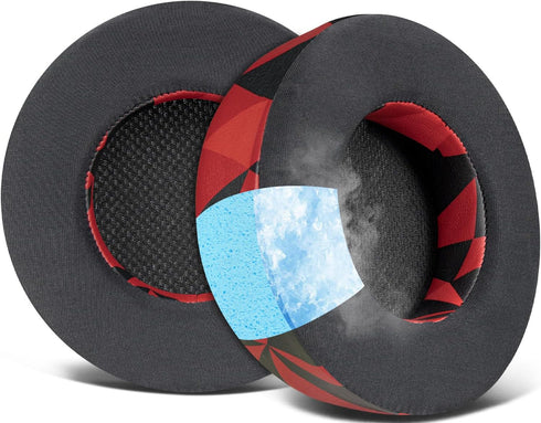 SOULWIT Ear Pads Replacement for Corsair Virtuoso RGB Wireless XT SE Gaming Headset, Earpads Cushions with High-Density Noise Isolation Foam, Adde...
