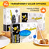 [500-Box Disposable Plastic Poly Gloves - One Size Fits Most - Color Variants - Single-Use Hand Covers for Food Safe Handling, Preparation, Kitche...