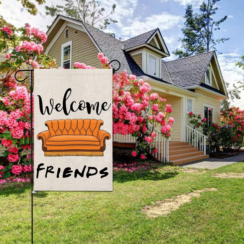 Fri Themed Welcome Home Decor Garden Flag Yard Porch House Flag for Outside Decoration (Welcome Fri)...