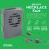 O2COOL Deluxe Personal Necklace Fan | Hands- Free, Battery Operated Wearable Mini Cooling Device for Beach, Sporting Events, Camping (2 Pack Rando...