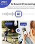 Hugolog 3K Light Bulb Security Cameras Wireless Outdoor-2.4GHz Cameras for Home Security Indoor with AI Sound Processing&Motion Detection,Color Ni...