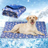Langsprit Dog Cooling Mat, Washable Dogs Cats Pet Non-Toxic Cooling Pads Summer Sleeping Kennel Mats?Pet Self Cool Ice Blanket for Indoor & Outdoo...