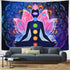 Maccyafst Seven Chakra Yoga Meditation Wall Hanging - Colorful Mandala Indian Hippie Chakra Tapestry for Studio Room (H51.2 W59.1)...