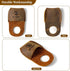 Ringsun Thumb Guard Wood Carving Tools, Leather Finger Protector, Handmade Carpenter Working Carving Kit Accessories Brown RS40...