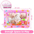Tummy Time Water Mat for Girl, Water Play Mat for Babies Inflatable Tummy Time Water Play Mat for Infants and Toddlers 3 to 12 Months Promote Deve...