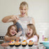 Silicone Baking Cups Reusable Muffin Cupcake Liners 24 Pack Non-stick Cupcake Holders Molds for Party Birthday Halloween Christmas Black...