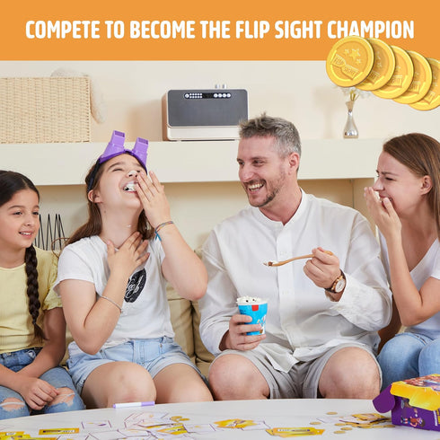 FlipSight Upside Down Goggles Challenge Family Game for Kids and Adults - Fun Kids Games for Boys & Girls 8-12 - Funny Game Night - Gifts for 9 Ye...