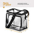 SP HOME GOODS Stadium Approved Clear Tote Bag with Adjustable Strap, Front Storage Compartment, and Mesh Pockets - See Through Zippered Clear lunc...