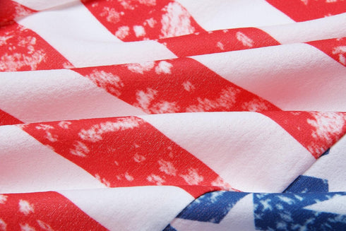 4th of July Women's American Flag Print Kimono Cover Up Tops Shirt Patriotic Cardigan (one Size, Picture Color)...
