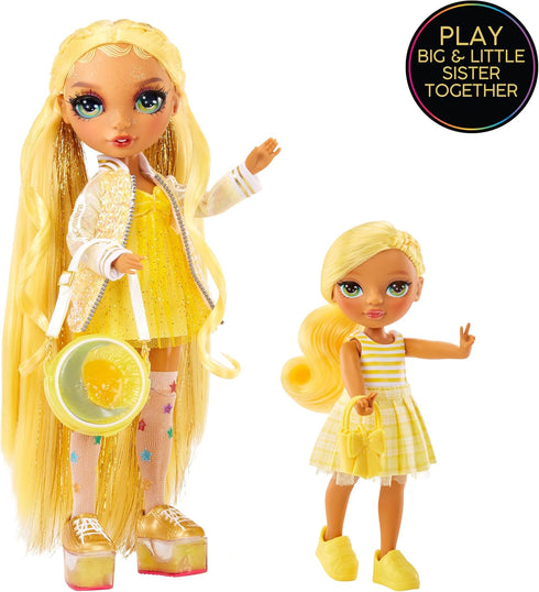 Rainbow High Littles – Daisy Madison, Yellow 5.5" Posable Small Doll with Purse, Magical Pet Bear, Girls Toy Gift, Kids Ages 4-12 Years...