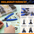 4Pcs Jewelry Pliers Tool Assortment Kit, Jewelry Bead Crimping Pliers, Flush Cutter Jewelry, Split Ring Pliers and Wire Cutter Tool for Beading Ne...