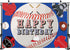 Baseball Sports Theme Party Decorations Baseball Happy Birthday Backdrop Banner for Kids Teenagers | Baseball Backdrop Background Banner Decoratio...