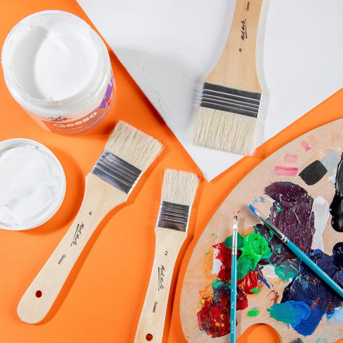 Mont Marte Gesso Brushes Sizes 2.4.6...