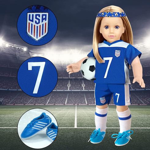 18 inch Doll Clothes Accessories - Compatible with18 Inch Girl Dolls (Sports)...