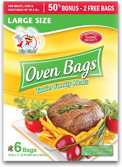 10750-4 Oven Bags with 2 Bonus Bags (6 total)...