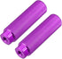 X AUTOHAUX Pair Aluminum Alloy Rear Foot Pegs Footrests Universal Purple for BMX MTB Bike Bicycle Fit 3/8 Inch Axles...