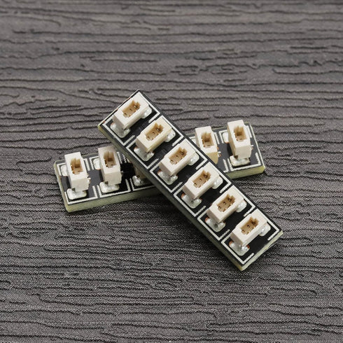 eMagTech 3X 6 Port Expansion Boards DIY Kit Compatible with Lego and All Other Building Blocks Brand for LED Lights Cables Power Options 24x6.5mm...