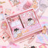 Draupnir Kawaii Pink Cute Cat Scrapbook Kit, Bullet Junk Journal Kit with Journaling/Scrapbooking Supplies, Stationery, A6 Grid Notebook Graph Rul...