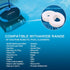Pool Cleaner Climbing Ring 6101611-R4 for Dolphin Maytronics Nautilus Robot Compatible M200 M400 M500 Nautilus/CC Plus DX3/DX4/DX6 Climbing Ring R...