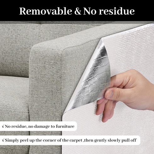 Trimmable Cat Scratch Mat pad Self-Adhesive Cat Scratching Post Carpet covered 78.7"x15.8" Cat Tree Shelves Replacement Parts cat furniture Protec...