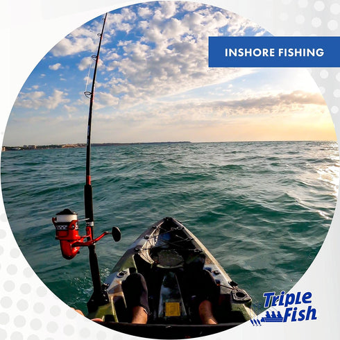 100% Fluorocarbon Fishing Leader - Clear Invisible Strong and Heavy Duty Highly Abrasion Resistant, Fast Sinking Freshwater & Saltwater...