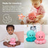 Cloud b Travel Comforting Nightlight Projector | Gentle Brightness | 3 Colors with Color Rotation Option | Auto-Shutoff | Octo Baby Pink...