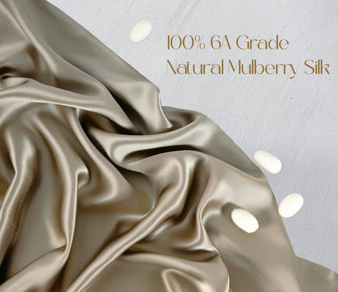 ZIMASILK 100% Pure Mulberry Silk Pillowcase for Hair and Skin Health, Soft and Smooth, Both Sides Premium Grade 6A Silk, 600 Thread Count, with Hi...