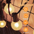 25 Pack G40 Frosted Replacement Bulbs, 5W Globe Light Bulbs Fits E12 Candelabra Base, Glass Incandescent Bulbs for Outdoor Patio String Lights, 22...