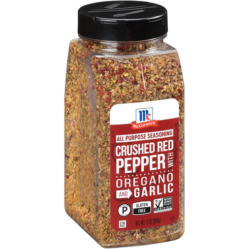 McCormick Crushed Red Pepper with Oregano and Garlic All Purpose Seasoning, 12 oz...