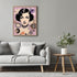 Posterizer 1 pcs-vintage girly purple collage with watches and flowers-Retro Art-Abstract & Modern Art-Gift for Art Lovers-Gifts for Women- UNFRAM...