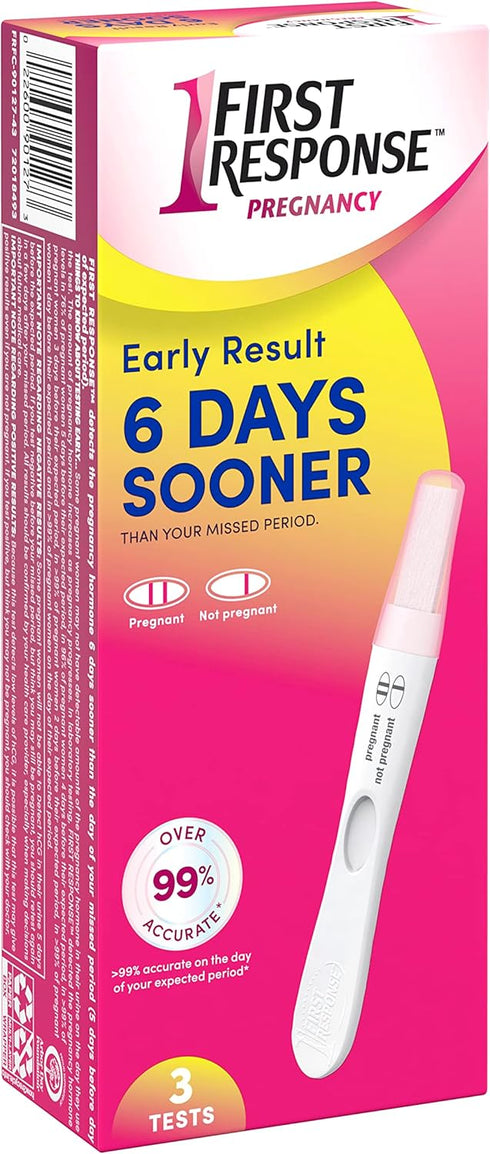 First Response Early Result Pregnancy Test, 3 Count Pack...
