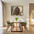 Posterizer 1 pcs-pinecones in snowey winter nature 5-Holiday Poster Collection-Landscape & Nature Art-Living Room Bedroom Decor- unframed wall art...