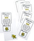 50 Tumbler Care Cards, Tumbler Care Instructions, Tumbler Care and Cleaning Cards, Cup Care Instructions Sun Flower...