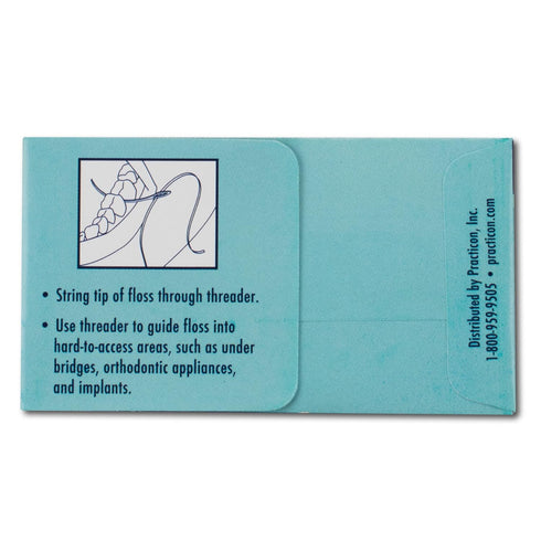 SmileGoods Dental Floss Threaders, 5 Pack of Pocket Sized Envelope of 10 Threaders, 50 Total...