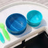 ChooMee Silicone Suction Bowls | Extra Strong Suction with Firm Bowl | Ideal for Infant and Toddler Baby Led Feeding | Medium + Small 2 CT...