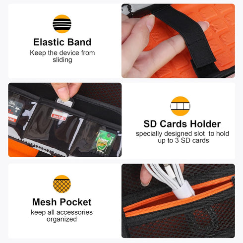 Carrying Case for Texas Instruments TI-84 Plus CE/TI-84 Plus/TI-83 Plus CE/Casio fx-9750GII Color Graphing Calculator, Extra Mesh Pocket Fits Char...