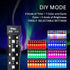 hygger 24/7 Mode Submersible Aquarium LED Light, Full Spectrum Hidden Fish Tank Light with 3 Rows Beads 7 Colors Auto On Off Sunrise-Daylight-Moon...