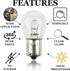 Diximus Pack of 10 Bulbs 1141 S8 Low Voltage Landscape Light Bulbs 12V 18W BA15s Bayonet 18W Lamp...