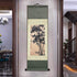 AtfArt Asian Wall Decor Beautiful Silk Scroll Painting Bamboo Leaf Plant - Ancient Bamboo Oriental Decor Chinese Art Wall Scroll Wall Hanging Pain...