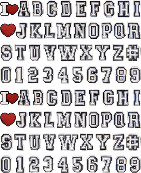 74+4 Pack Letter Decoration Charms 0-9# Number, Alphabet ABC-Z Characters, DIY for Boy Girl Teens Men Women and Adults...