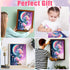 JULBEAR Diamond Art Painting Kits for Adults, DIY 5D Diamond Art Kits Round Full Drill Diamond Dots Paintings with Diamonds Dream Flowers Moon But...