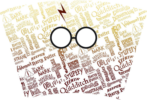 Tervis Made in USA Double Walled Harry Potter - Glasses and Scar Insulated Tumbler Cup Keeps Drinks Cold & Hot, 24oz - No Lid, Clear...