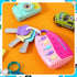 Skylety Musical Smart Remote Key Toy Fake Car Toy Keys with Sound and Lights Fun and Educational Key Toys for Travel Play (Pink)...