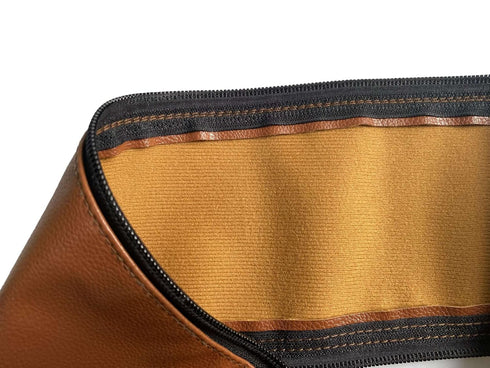 Baby Stroller Leather Armrest Handle Cover Compatible with Uppababy Vista V1/V2 Stroller, Bumper Sleeve Case Bar Protective Covers Pram Accessorie...