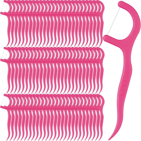 200 Count Dental Floss Picks Bulk Non Breakable Dental Floss Flossers for Adults Tooth Picks Flossers Teeth Cleaning Dental Floss Flossers for Fam...